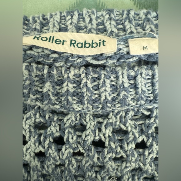 Roller Rabbit Crewneck Boxy Fit Knit Sweater Size M - Picture 3 of 4